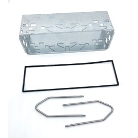 Sound-way 1 DIN Car Radio Fascia Frame with Universal Metallic Dashboard, Key