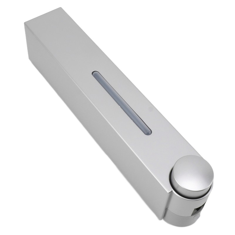 Manual Press Wall Mount Soap Dispenser Refillable Space Saving Shower