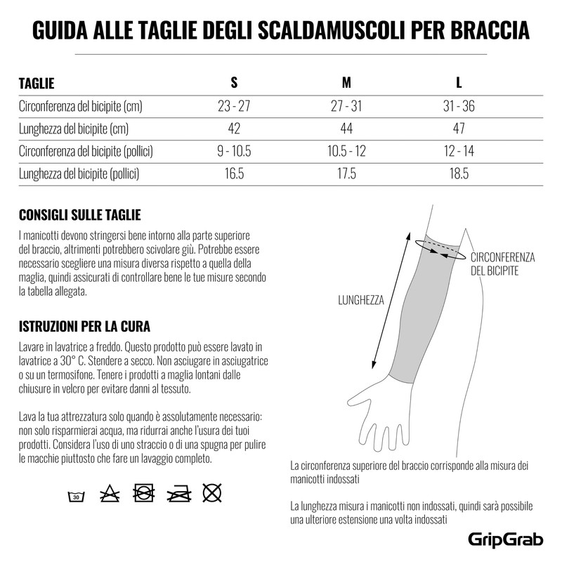 GripGrab UPF 50+ Manicotti Estivi Ciclismo Protezione UV per Bici