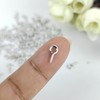 100 Pcs Small Screw Eye Pins, 10mm x 5mm small