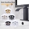 ARCORA 6 Pack Sink Overflow Ring, ARCORA Bathroom Kitchen Sink