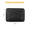 Car Seat Side Pocket Organizer, PU Leather Mini Storage Bag