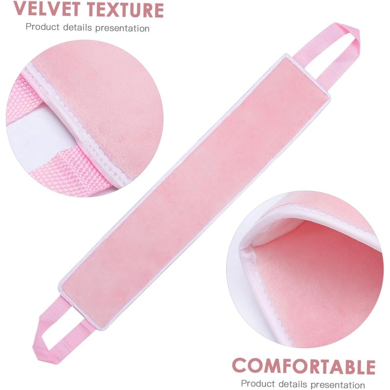 Aplicador de Bronceador para Espalda en Banda Rosa, Material Flexible