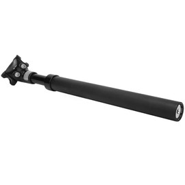 Bike Suspension Seatpost, Aluminium Alloy 27.2mm Mountain Bike Suspension Seatpost Bicycle Suspension Seat Post Replacement(Black)