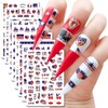 Rchovsam 4th of July Nails Stickers for Nail Art -