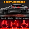 DIBMS Hand Gesture Light with Remote, Red LED Finger Funny
