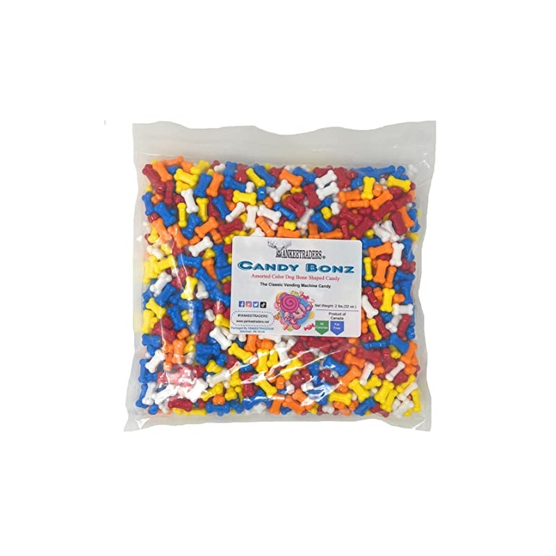 Bonz Assorted Dog Bone Shaped Candy, 2 Pound