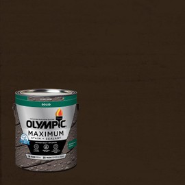 Olympic Maximum 1 gal. SC-1058 Oxford Brown Solid Color Exterior Stain and Sealer in One