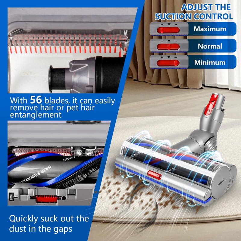 Vacuum Head Replacement Compatible with Dyson V10 V11 V15 Vacuum