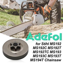 3/8'' 6T Spur Sprocket Clutch Drum Kit for Stihl MS192T MS193T MS194T MS200 MS200T MS201 MS201T MS201TC 020 020T Chainsaw Replace 1129 640 2000, 1137 640 2005, 1145 640 2010