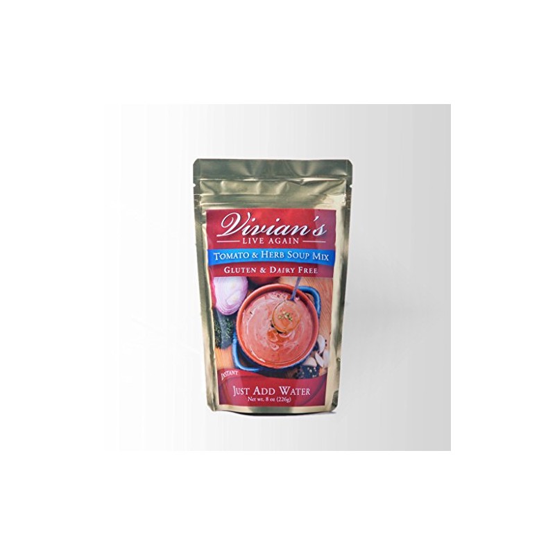 Tomato & Herb Instant Soup Mix by Vivian's Live Again-