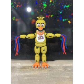 Withered Chica COLOR Articulating Figure FNAF Five Nights At Freddy’s