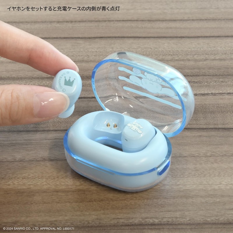 Gourmandies Sanrio Characters Fully Wireless Stereo Earbuds Cinnamoroll SANG-458CN