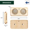 Northwood Sauna - Sauna Thermometer and Hygrometer 2 in 1