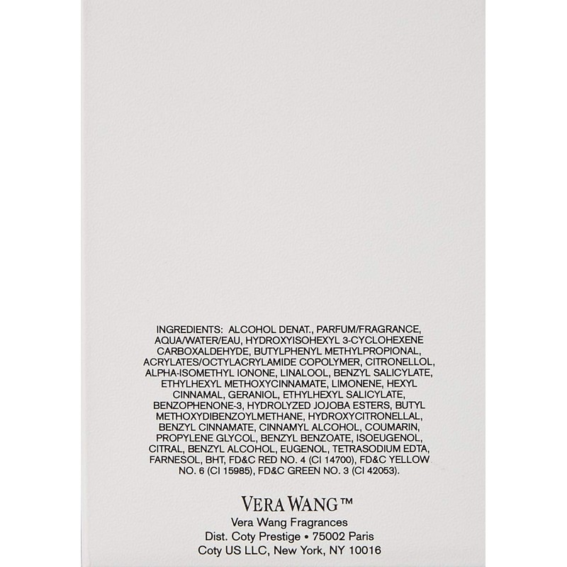 Vera Wang Eau De Parfum Spray, 3.4 Ounce