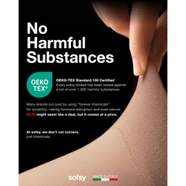 sofsy Italian-Made Blush Pink Tights for Women | Ultra Soft Solid Color Pantyhose for Dresses | Durable High Waist Opaque Nylons - Large