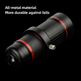 xinyee 18X Phone Telephoto Lens Kit with Mini Tripod Mounting Clip Cleaning Cloth for Hiking Camping Wildlife Observation Moon Sports Game Concert Watching