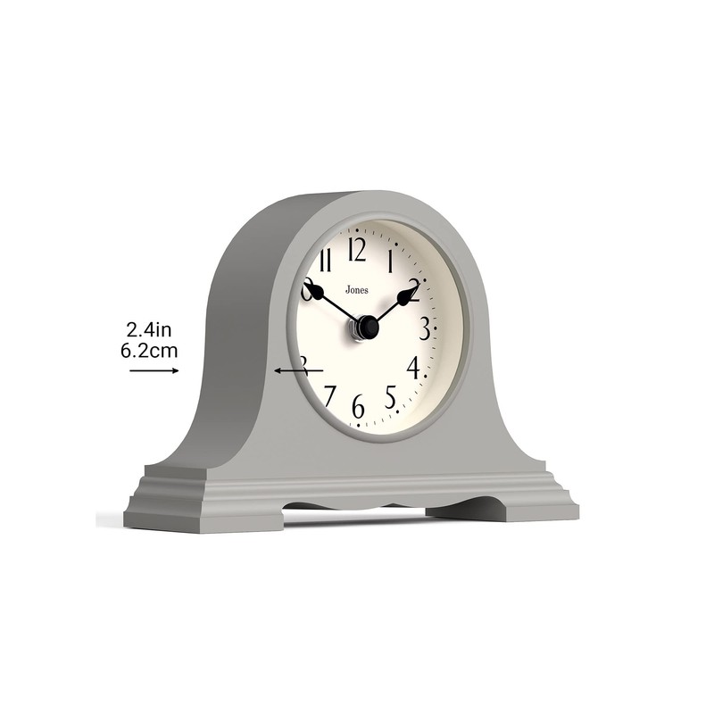 JONES CLOCKS® Speakeasy Mantel Clock - Traditional/Classic Design - Bedroom