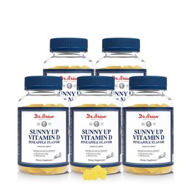 Dr. Bryan Sunny Up Vitamin D Pineapple Flavor (100 Gummies) X 5 PACK