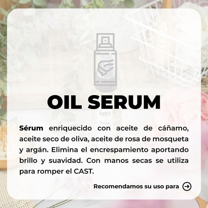 K89 HAIR EXPERT - Professional Curly Hair Oil Serum -