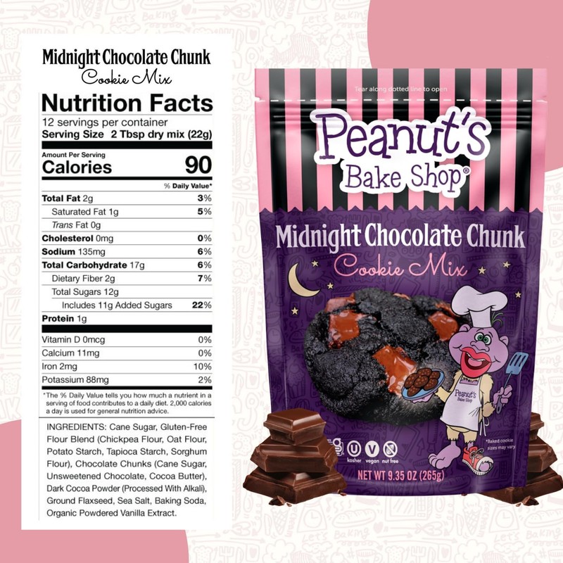 Peanut's Bake Shop - Vegan and Gluten-Free Cookie Mix |