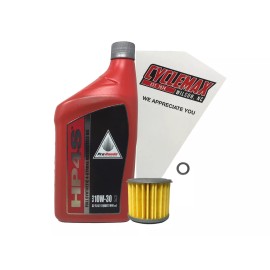 Cyclemax Full Synthetic Oil Change Kit fits 2021-2025 Honda Grom 125