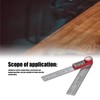 Angle Finder 360° Digital Display Durable Stainless Steel Portable Electronic