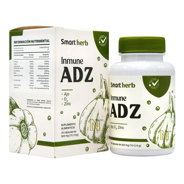 Inmune Adz (30 Cap De 500 Mg C/u) Smart Herb