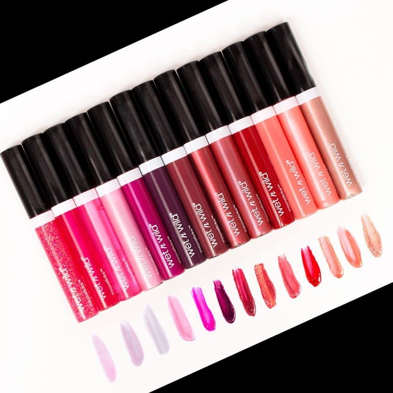 Wet n Wild Megaslicks Lip Gloss, 0.19 Onzas (Cherish)