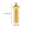 20Pcs Nozzles 0.4mm Brass Extruder Print Head M6 Lengthen Extruder