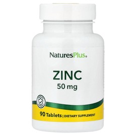 NaturesPlus Natures Plus Zinc 50mg 90 tablets zinc mineral supplement, 90 tablets, 1 piece / NaturesPlus 네이처스플러스 징크 50mg 90 정 아연 미네랄보충제, 90정, 1개