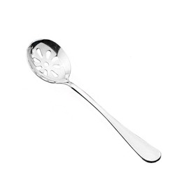 DayCount® Pack of 2 Soup Slotted Serving Spoon, 18/10 Stainless Steel Buffet Colander Spoon, 7.7'' (Slotted Spoon)