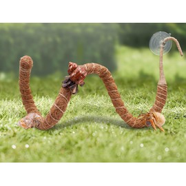 Neeenn 39.4 Inches Hermit Crab Climbing Toys, Bendable Vines Toys for Reptiles, Tank Terrarium Aquarium Habitat Decor Accessories, Suitable for Hermit Crab Frog Lizards Geckos Snakes