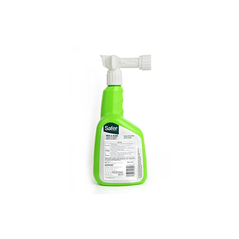 Safer Brand 5324-6 Moss and Algae Killer and Surface Cleaner,