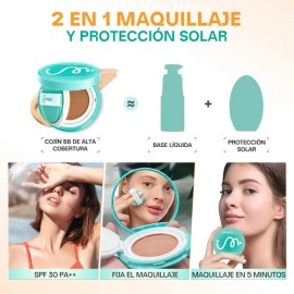 Minimeli Kit Base De Maquillaje Bb Cream Spf30 Con Repuesto
