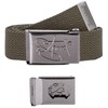 2Stoned Belt Buckle Matte Embossed with Bottle Opener in Olive