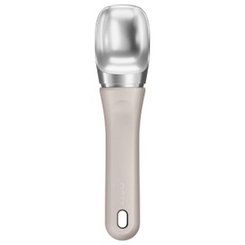 Zyliss Ice Cream Scoop, Beige, Heavy-Duty, Non-Stick, Ergonomic Handle for Effortless Scooping, Ideal for Hard Ice Cream & Sorbet, Dishwasher Safe