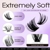 Lash Clusters Kit 100D+200D Cluster Lashes C Curl 0.07 16-20mm