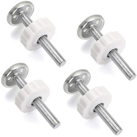 Ertzinla 4 Pack Baby Gate Extra Long M10 (10mm) Spindle Rods Bolts for Pressure Mounted Gates, 10M Screw Extention Bolts Replacement for Baby and Pets Gates