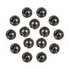 MUUNN 50pcs Tungsten Slotted Beads for Fly Tying,12 Colors/13 Sizes