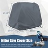 Miter Saw Cover Heavy Duty 600D Waterproof Dustproof 27x23x27 |