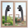 1x Locking Window Handle Aluminum Alloy Cockspur Locking Double Glazing