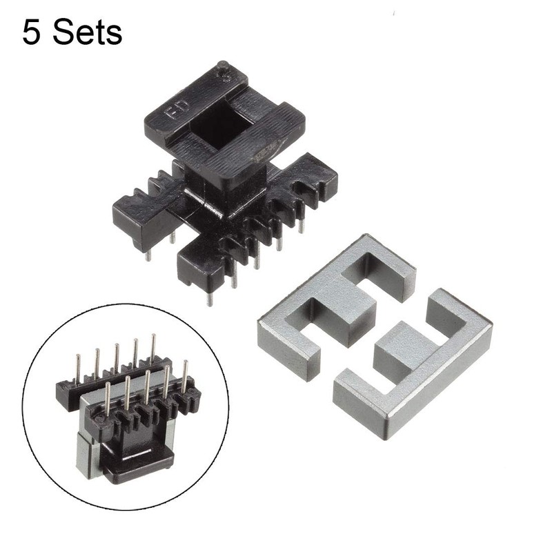 uxcell 5 Sets EE19 5 with 5pin Transformer Bobbin PC40