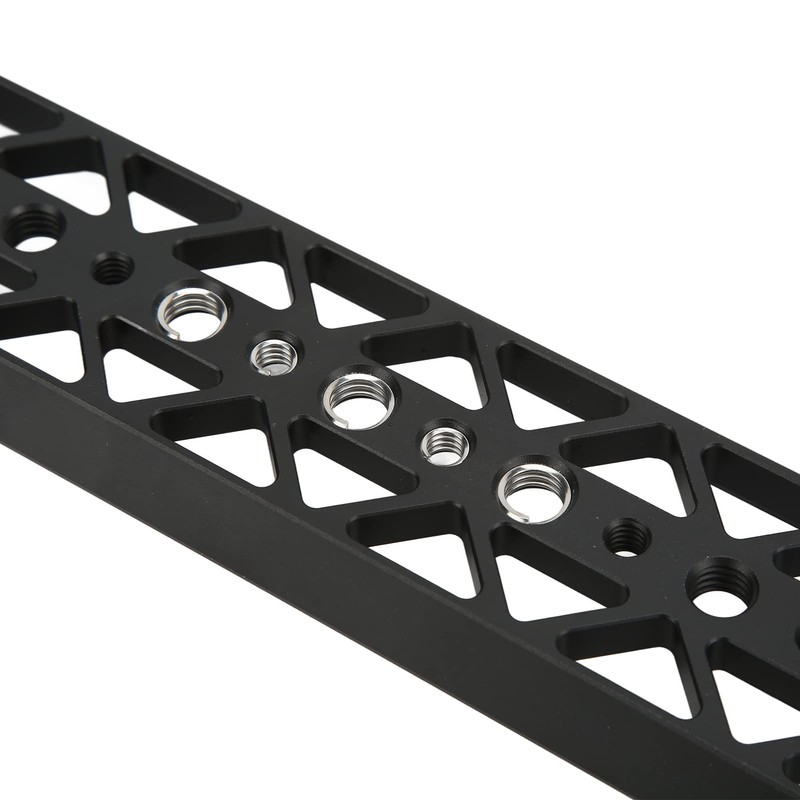 10 Inch Lightweight Dovetail Plate with 3/8 1/4 Inch Screw