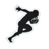 Football Player Patch, Football Patch, Wide Receiver Patch Embroidered Iron