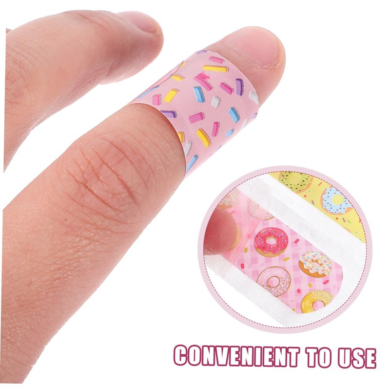 ORFOFE Practical Cartoon Band 60pcs Small Patches Pe Material Quick