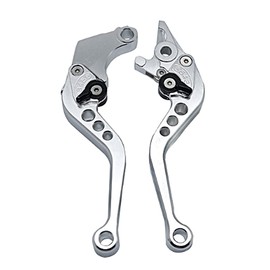Baceyong 2X Short Brake Clutch Levers (Left & Right), CNC Machining 6-Speed Adjustment Device Short Brake Clutch Lever for H0NDA for GR0M