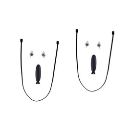 FOMIYES 2 Sets Filter Studying Travel Headphones for Airplanes Music Reduction Over Ear Headphones Wired Airplane Headphones Noise-Cancelling Earphones