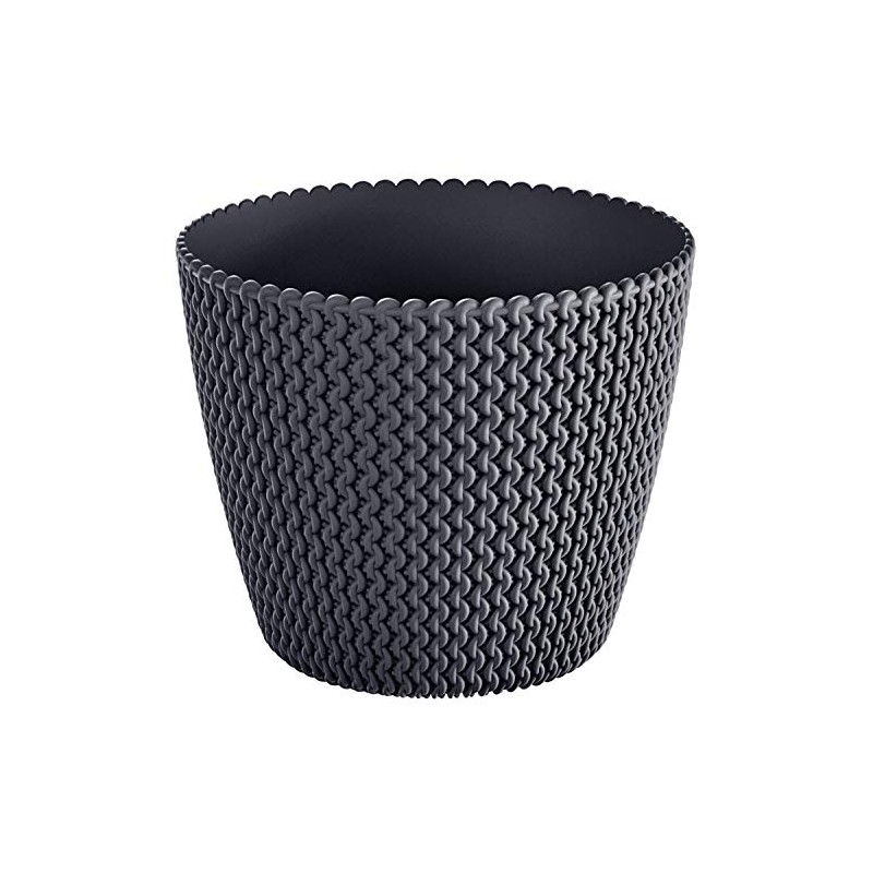 Prosperplast Splofy Flower Pot, Planter, Flower Pot, Knitting Pattern, Plastic