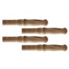 BigDean 4 x Wheelbarrow Universal Wooden Handles, Trolley Handle, Sliding
